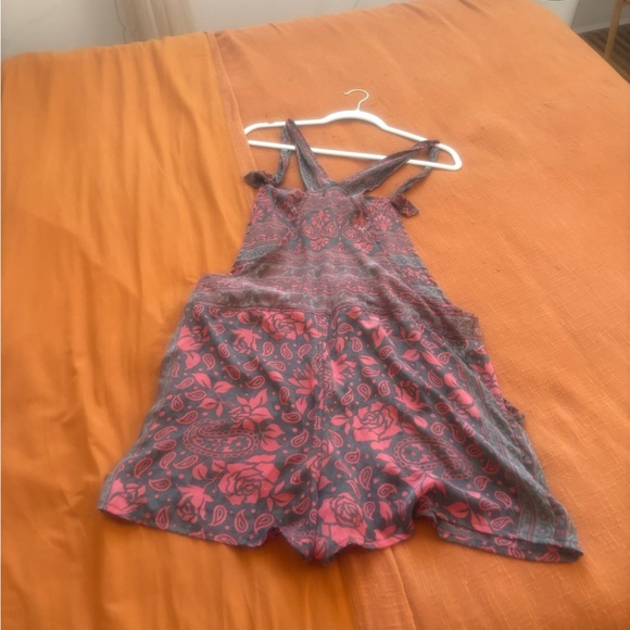 Floral Patterned Overalls - Picture 3 of 3